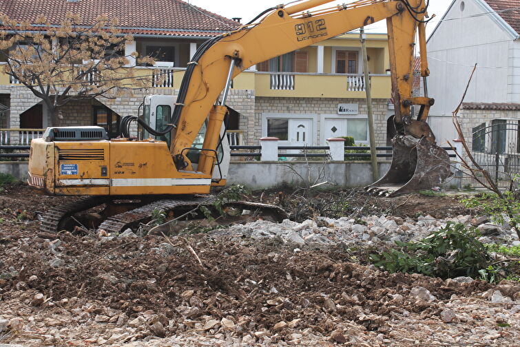 Radni obilazak gradilišta - gradonačelnik i pročelnici