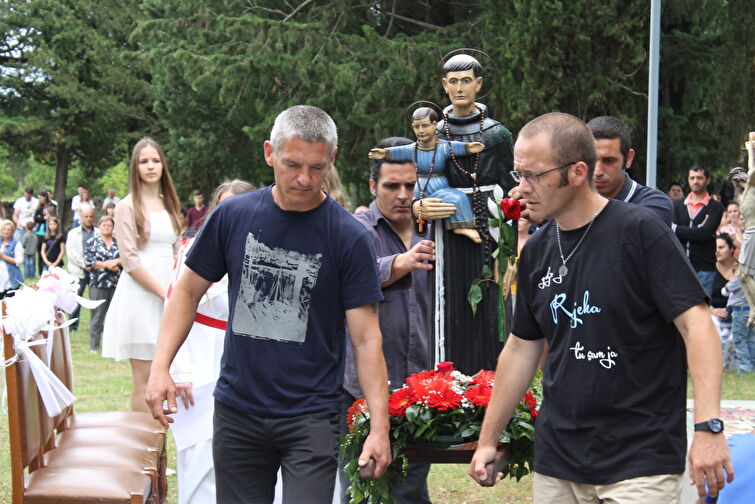 Proslava 17. godišnjice otvorenja centra sv. Ante Padovanskog u Nuniću 
