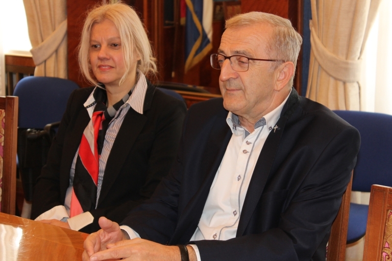 Prof. dr. sc. Franjo Topić, predsjednik HKD Napredak posjetio Grad ...