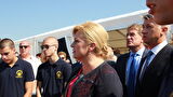 Predsjednica RH Kolinda Grabar Kitarović položila kamen temeljac za novu zgradu putničkog terminala u Gaženici