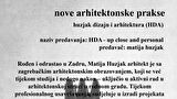 Ciklus "Nove arhitektonske prakse" I Matija Huzjak HDA 