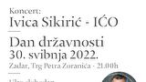 U organizaciji Grada i Županije: Koncert Iće Sikirića na Zoranićevom trgu povodom Dana državnost