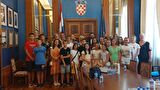 Prijem za učenike hrvatske nastave iz Boke kotorske