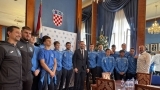 Prvaci Hrvatske iz "RK Zadar 2013" na prijemu kod gradonačelnika Erlića