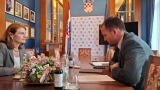  Veleposlanica Republike Austrije NJ. E. Iyvonne Tončić-Sorinj u nastupnom posjetu gradonačelniku Zadra