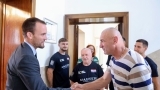 Boksači i vodstvo BK Sveti Donat na prijemu kod gradonačelnika Erlića
