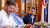 Boksači i vodstvo BK Sveti Donat na prijemu kod gradonačelnika Erlića