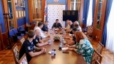 Boksači i vodstvo BK Sveti Donat na prijemu kod gradonačelnika Erlića