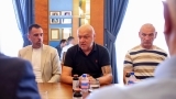 Boksači i vodstvo BK Sveti Donat na prijemu kod gradonačelnika Erlića