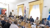 Župan Bilaver i gradonačelnik Erlić održali sastanak s braniteljskim udrugama o uspostavi spomen-sobe Domovinskog rata