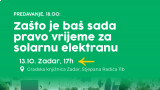 U Gradskoj knjižnici Zadar održava se besplatno predavanje za građane i poduzetnike o solarnim elektranama