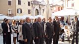 Polaganje vijenca na Narodnom trgu