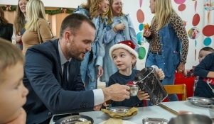 Advent u PO Vruljica - čaj s gradonačelnikom Erlićem