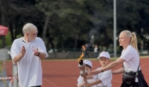 Na Višnjiku zapaljen "olimpijski plamen": I ja ću biti olimpijac! 