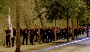 Spomen hodnjom i paljenjem svijeća odana počast poginulim hrvatskim braniteljima