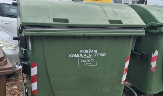 Grad Zadar sufinancira troškove zaštite spremnika za komunalni otpad 