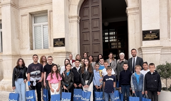 Zadarska mladost koja osvaja znanjem: Grad Zadar upriličio prijem za učenike i njihove mentore