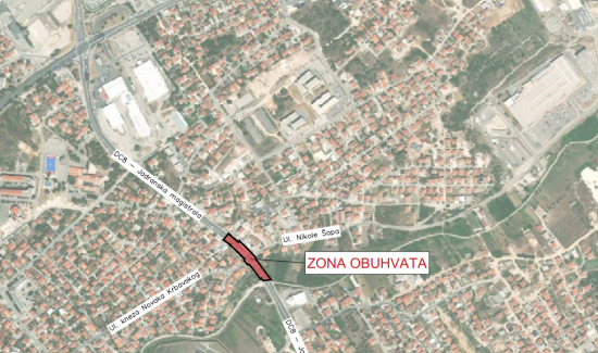 Rekonstrukcija raskrižja državne ceste oznake DC8 s Ulicom Nikole Šopa i Ulicom kneza Novaka Krbavskog u Zadru