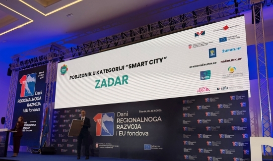 Zadar osvojio titulu najboljeg hrvatskog grada u kategoriji Smart City
